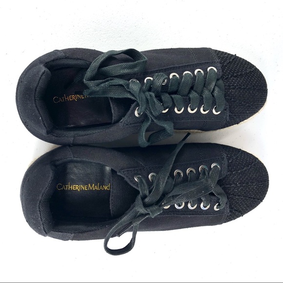 Catherine Malandrino black sneaker size 7  (#16) - Picture 3 of 8